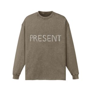 "PRESENT" Unisex Long Sleeve - Present Moment Club Loungewear
